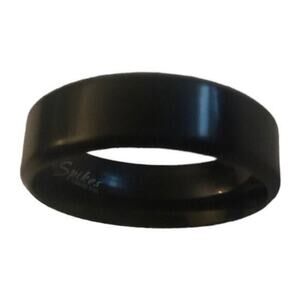 New stainless steel black ring size‎ 14